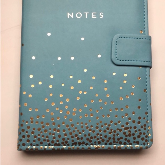 New Teal 6”X9” Faux Leather Blank Lined Page Journal With Magnetic Closure - Picture 4 of 8